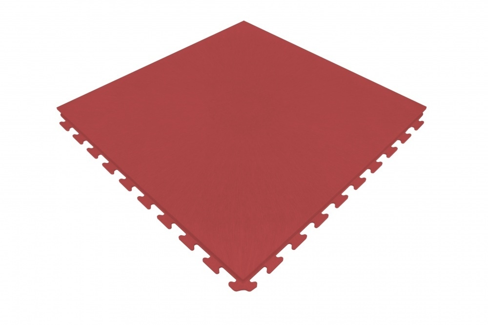 PVC-Klickfliese rot