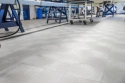 PVC Magazijnvloer Tegel Grijs