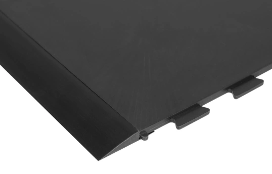 Oploopprofiel PVC Kliktegels Zwart