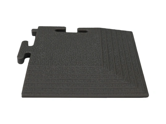 Hoekstuk Antraciet voor PVC Kliktegel Budget 