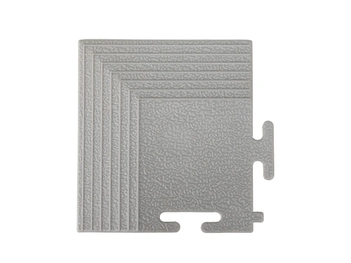 Hoekstuk Grijs voor PVC Kliktegel Budget