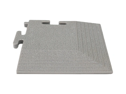 Hoekstuk Grijs voor PVC Kliktegel Budget