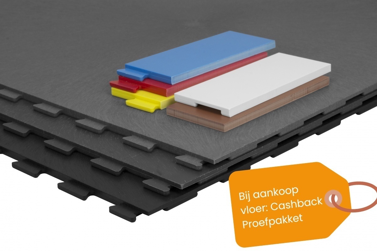 Hoofdafbeelding Proefpakket PVC Kliktegels