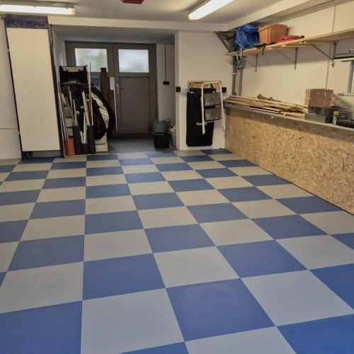 PVC Kliktegel Waterdicht Blauw