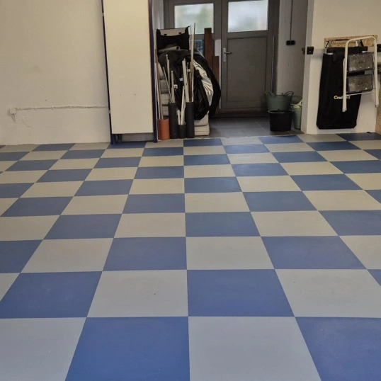 PVC Kliktegel Waterdicht Blauw