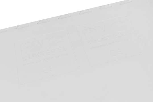 PVC Kliktegel Waterdicht Wit