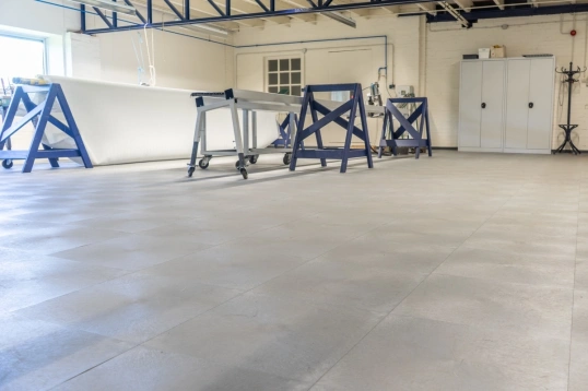 PVC Werkplaatsvloer Tegel Antraciet