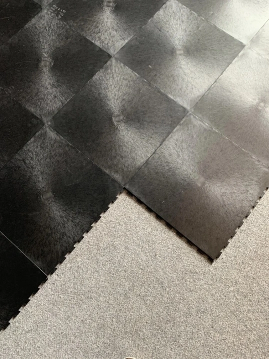 PVC Magazijnvloer Tegel Zwart